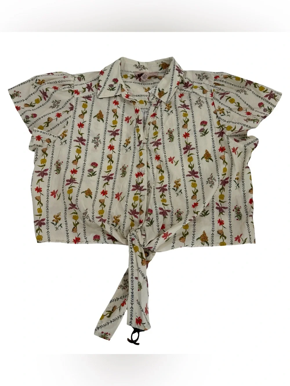NWT Philosophy Republic Floral Cotton Top Maxi Skirt 2 Piece Set Large
